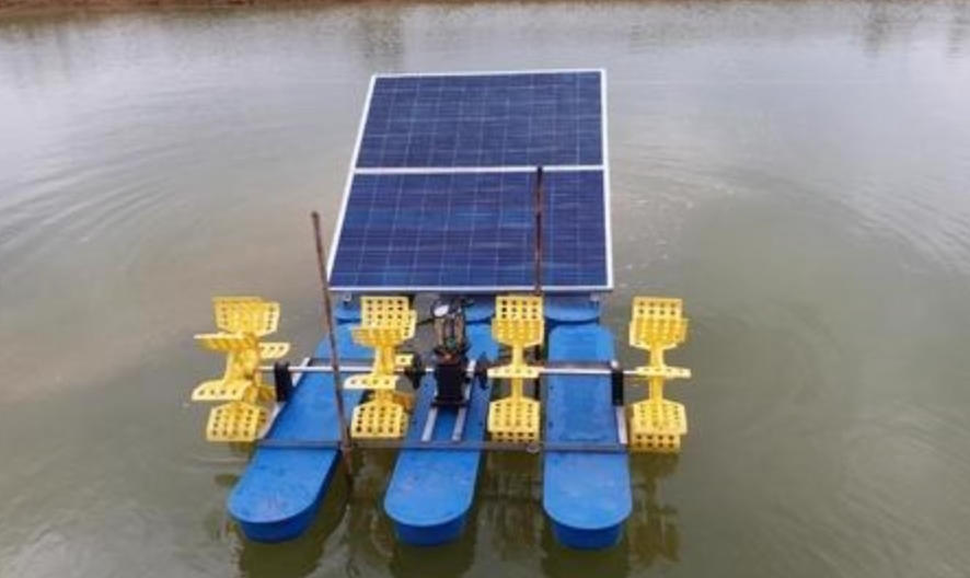 碧水清波，驅(qū)動(dòng)未來(lái)：南京藍(lán)寶石太陽(yáng)能水車曝氣機(jī)