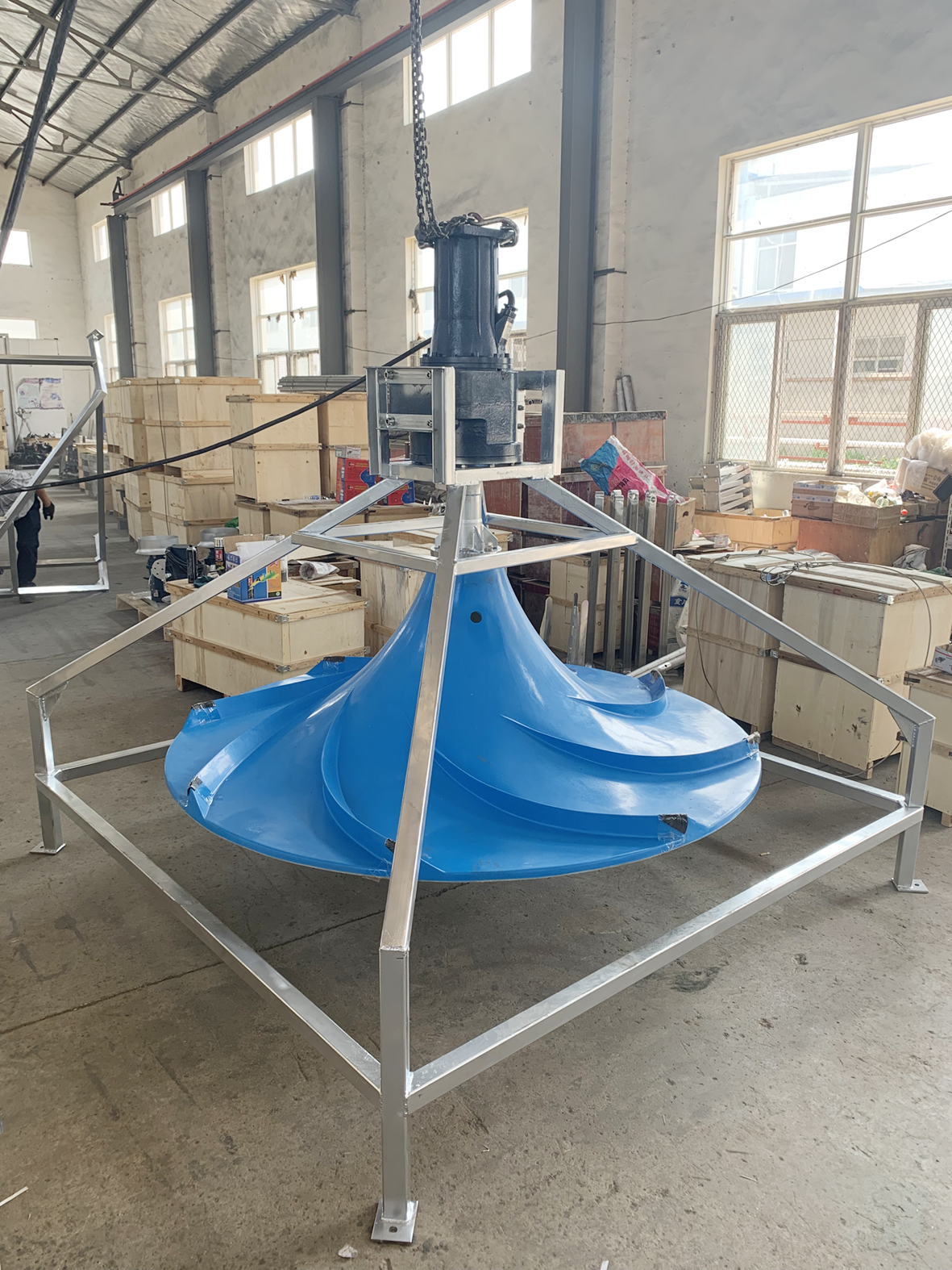 潛水雙曲面攪拌機(jī)與其它攪拌設(shè)備相比，優(yōu)勢(shì)在哪里？ | 南京藍(lán)寶石環(huán)保